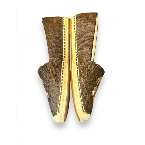 Michael Kors sz 8 Womens Kendrick Espadrille Island Slip On Loafers Beach Resort - Picture 4 of 7